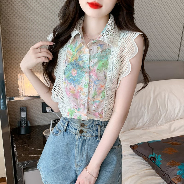 【tops】ノースリーブトップス　M23951