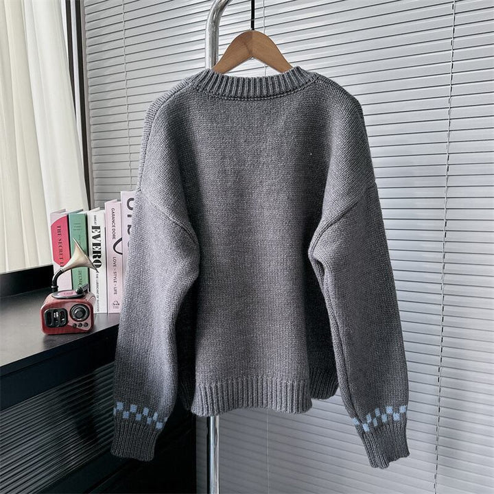 【outer】ジャカードニットカーデ　M28286