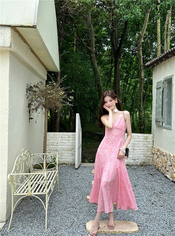 【dress】プリントキャミワンピース　M25043