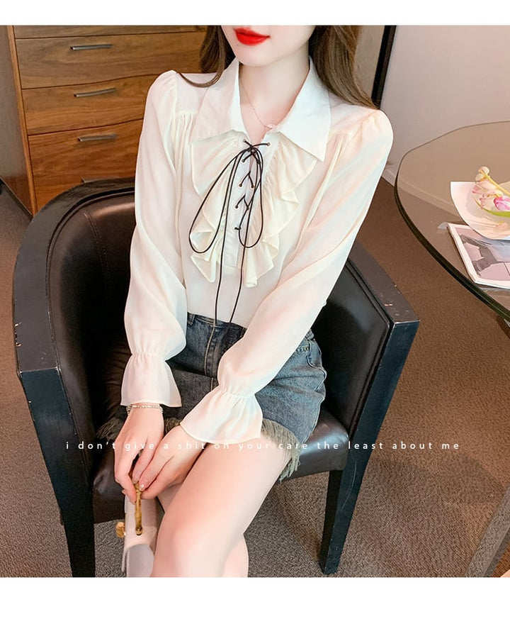 【tops】優しい雰囲気スウィートシャツトップス　M17603