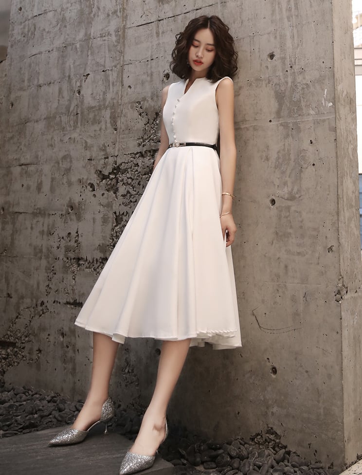 【dress】ノースリーブAラインロングフレアワンピース Q8438