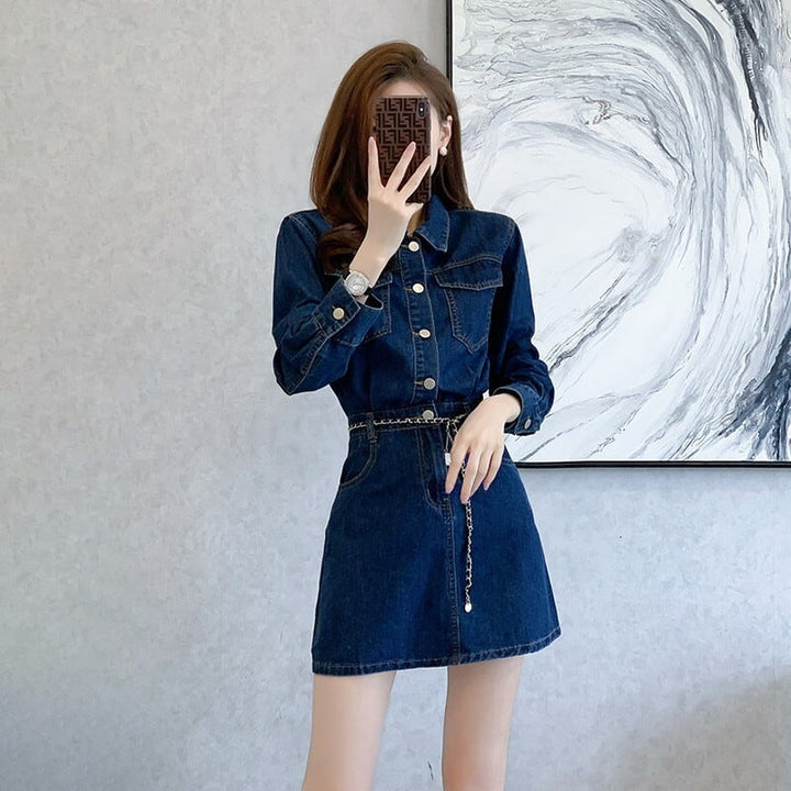 【dress】デニムワンピース　M25741