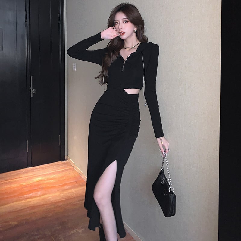 【dress】フード付きワンピース　M26654