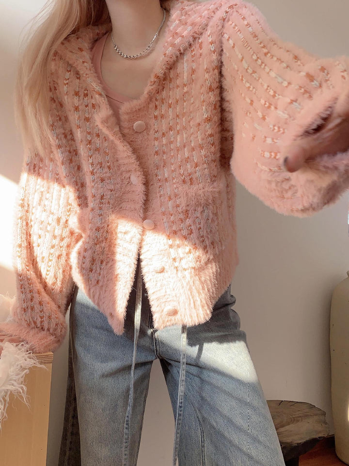 【outer】ニットカーデ　M27411