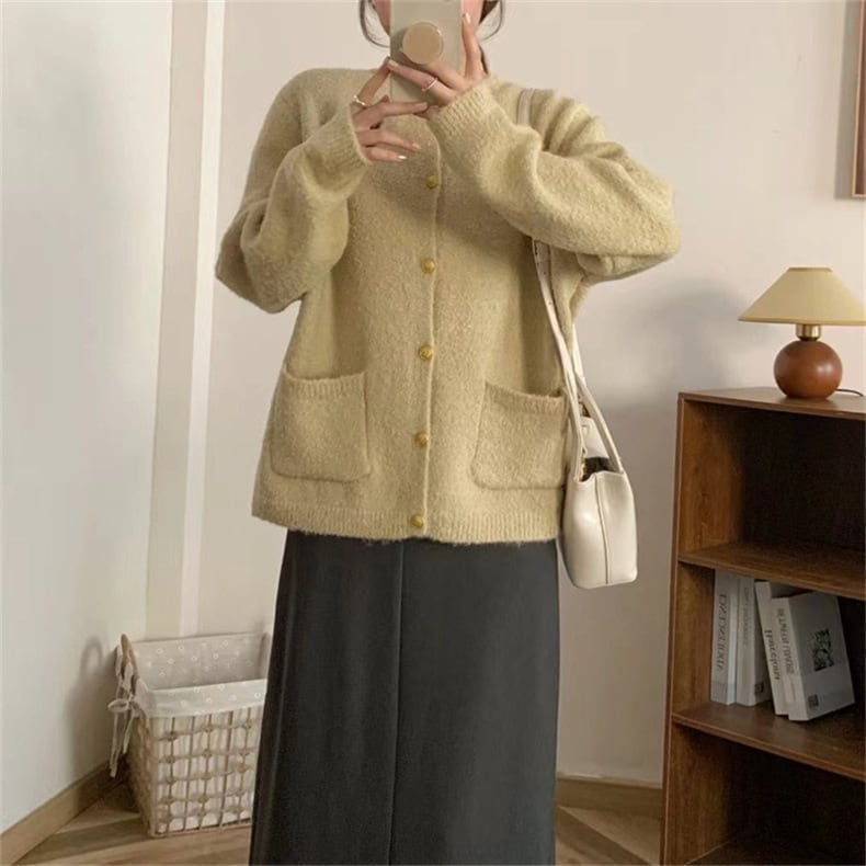 【outer】ニットカーデ　M26750