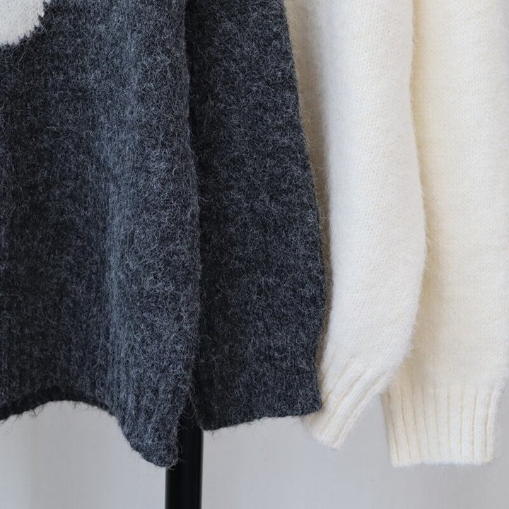 【tops】クルーネックニットセーター　M27295
