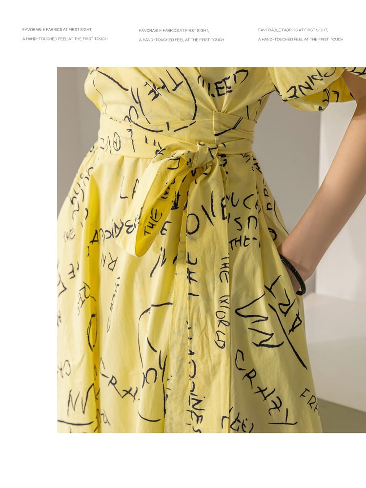 【dress】高級感 エレガントオシャレVネックデートワンピース　M17132