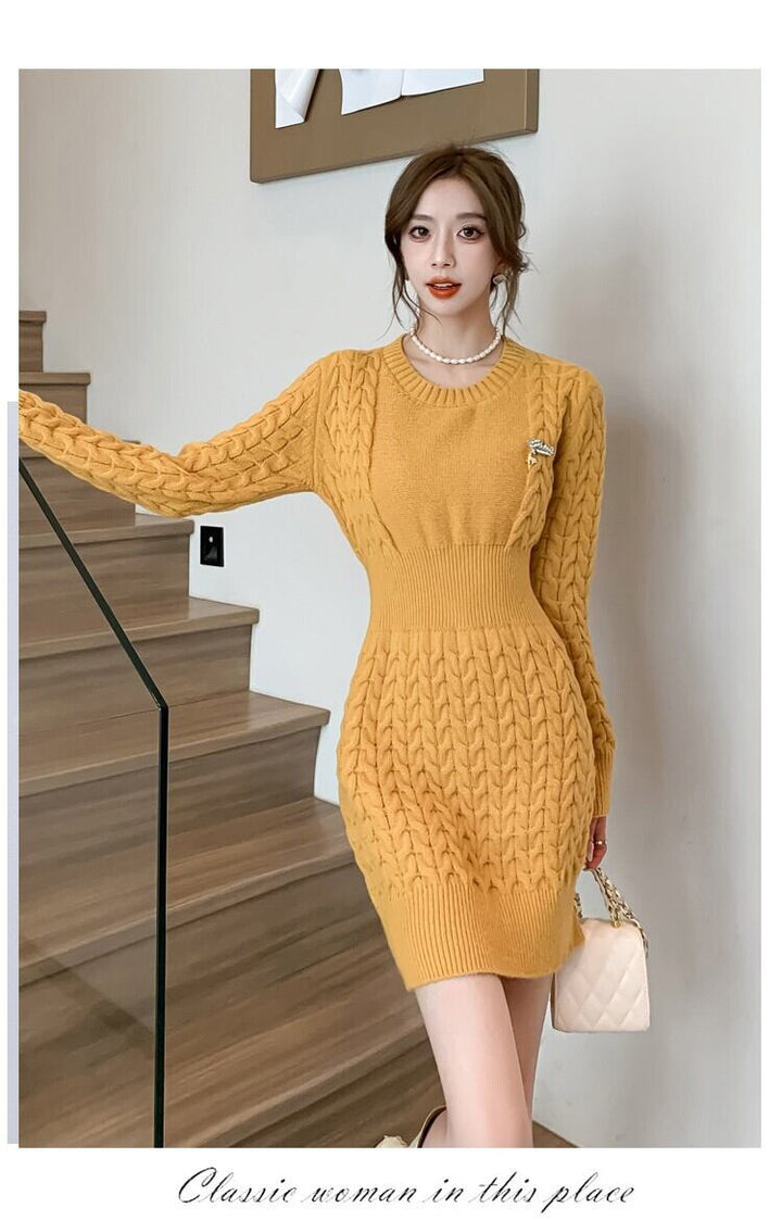 【dress】ニットワンピース　M18797