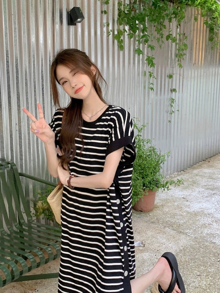 【dress】ボーダー柄ワンピース　M24789