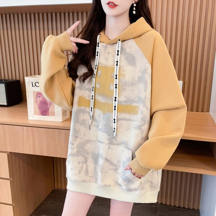 【tops】プリントフーディーパーカー　M26562