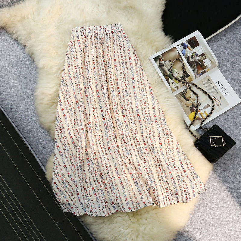 【bottoms】プリントスカート　M23940