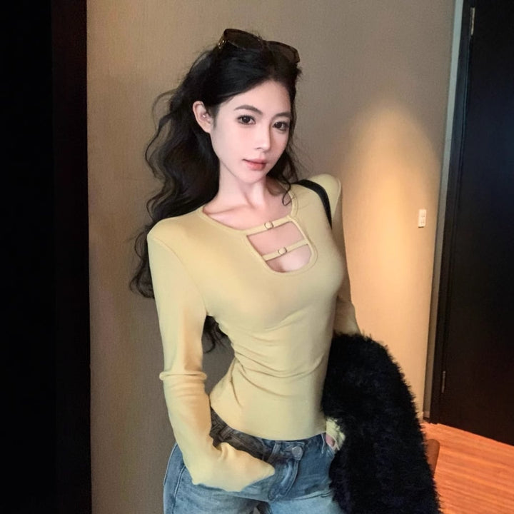 【tops】裹起毛長袖Tシャツ　M28886