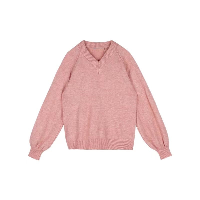【tops】Vネックニットセーター　M27400