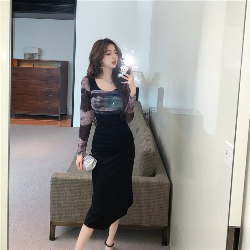 【dress】チュールワンピース　M20982