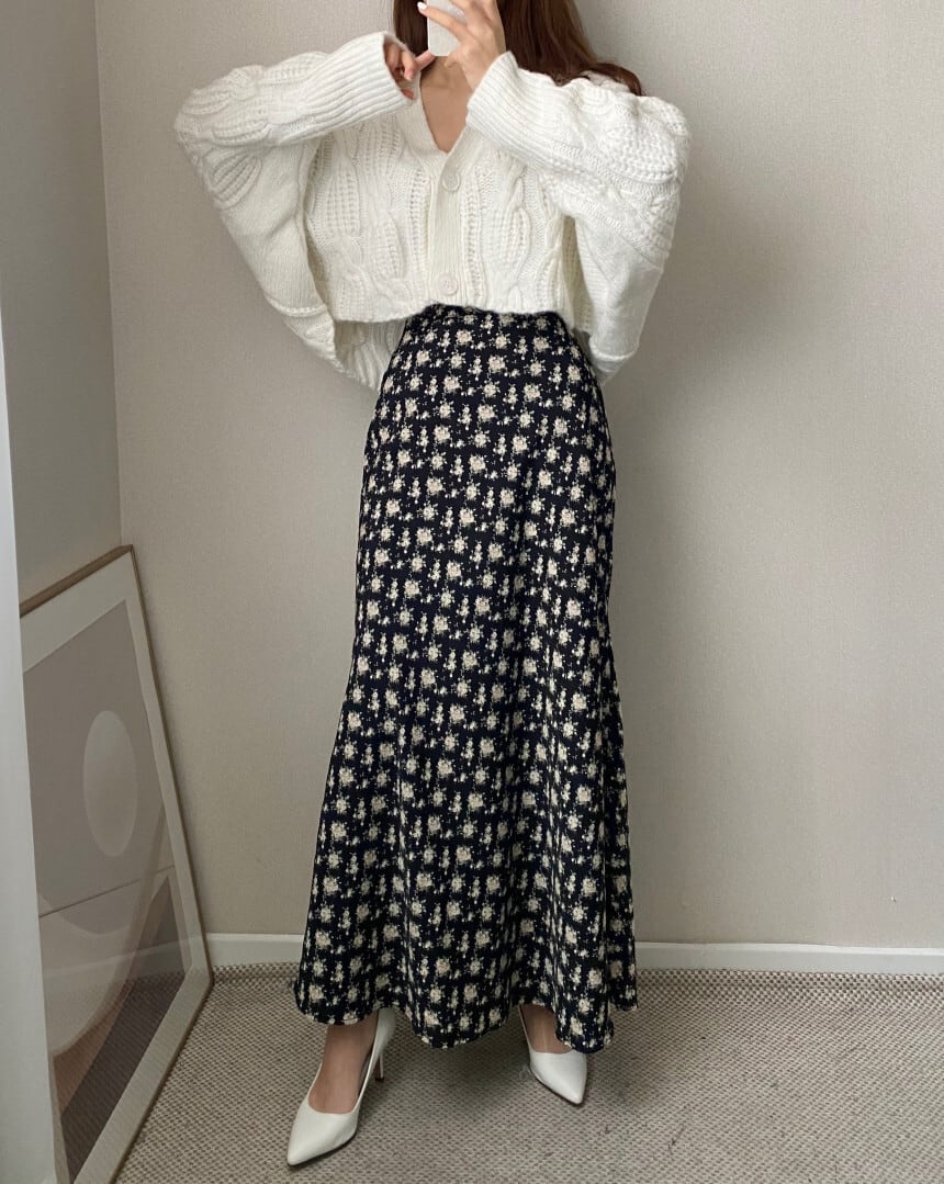 【outer】Vネックニットカーデ　M26658