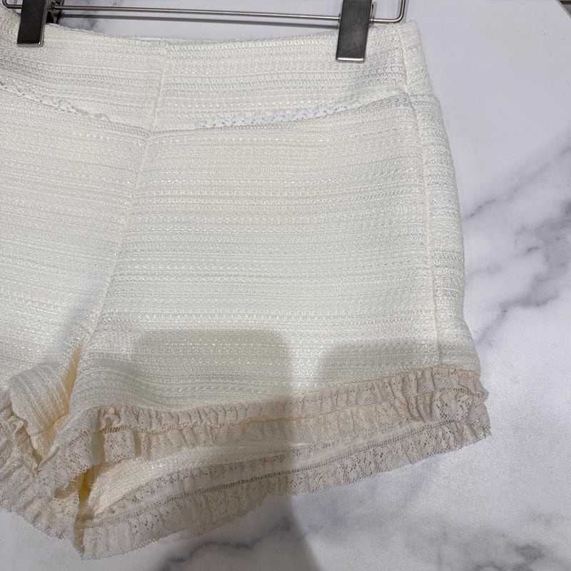 【bottoms】レースドッキングショートパンツ Q7447