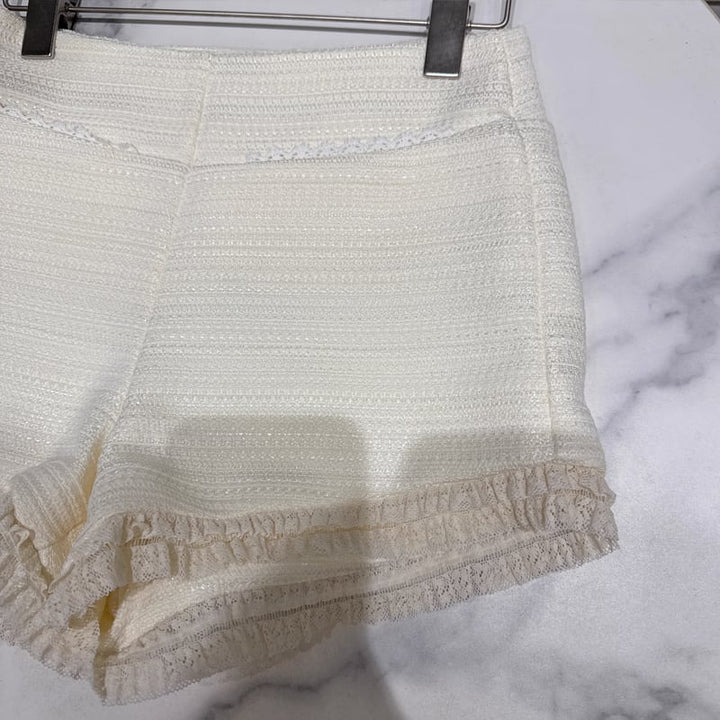 【bottoms】レースドッキングショートパンツ Q7447