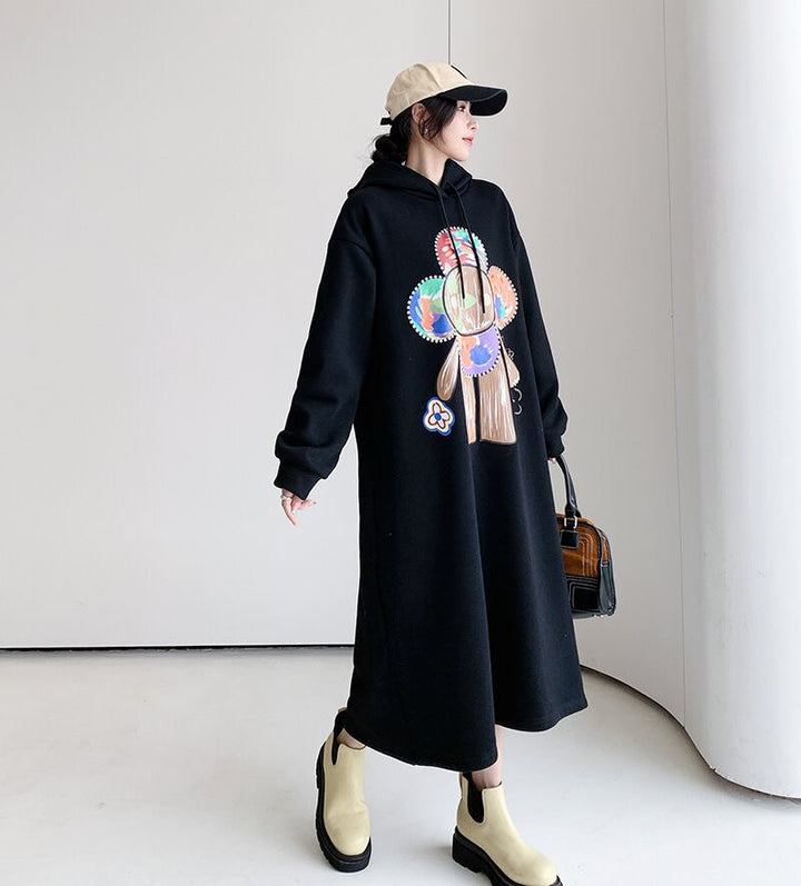 【dress】裹起毛カジュアルワンピース　M18581
