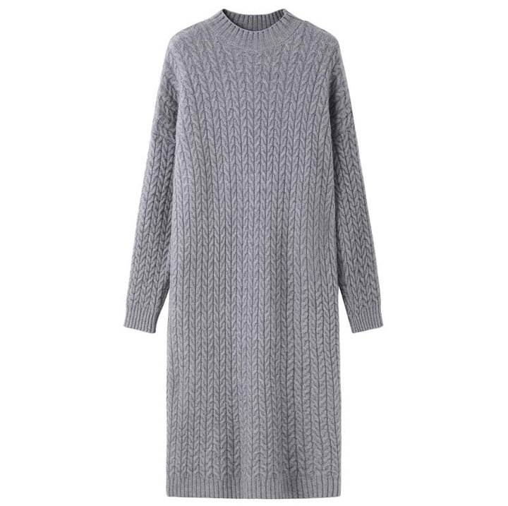 【dress】無地ニットワンピース　M17968