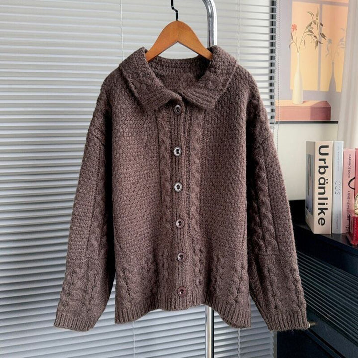 【outer】ニットカーディガン Q7147