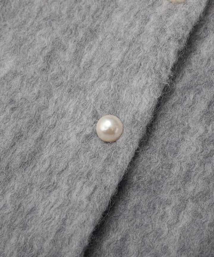 【outer】パールロング丈コート　M27778