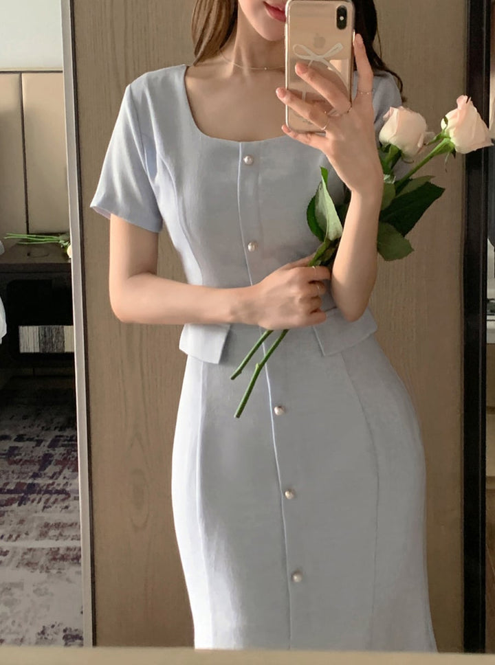 【dress】マーメイドワンピース　M24722