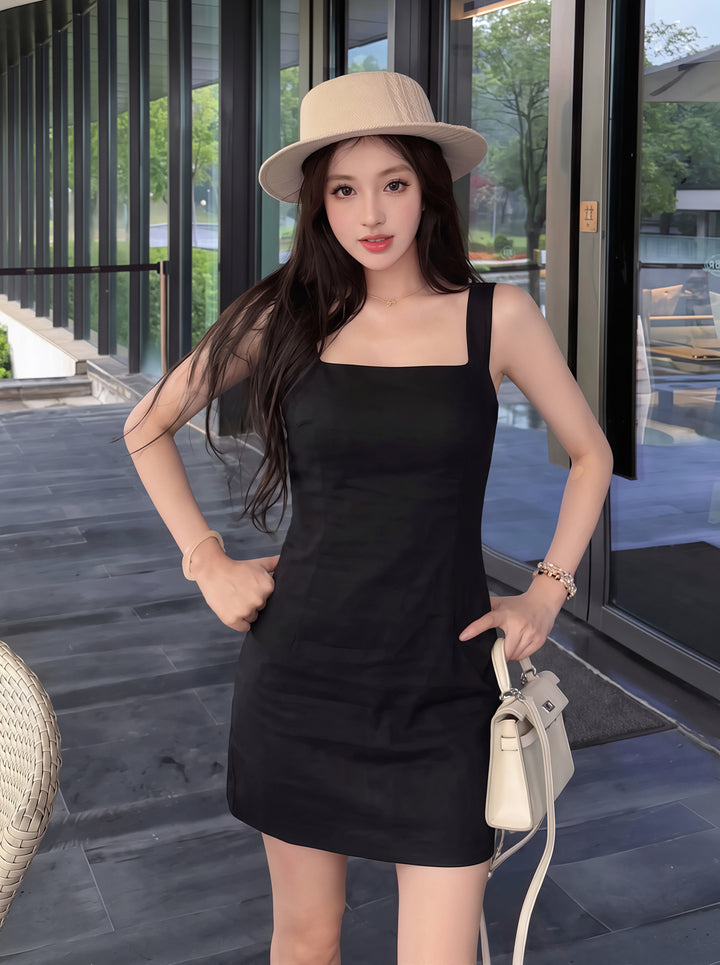 【dress】リネンキャミワンピース Q8793