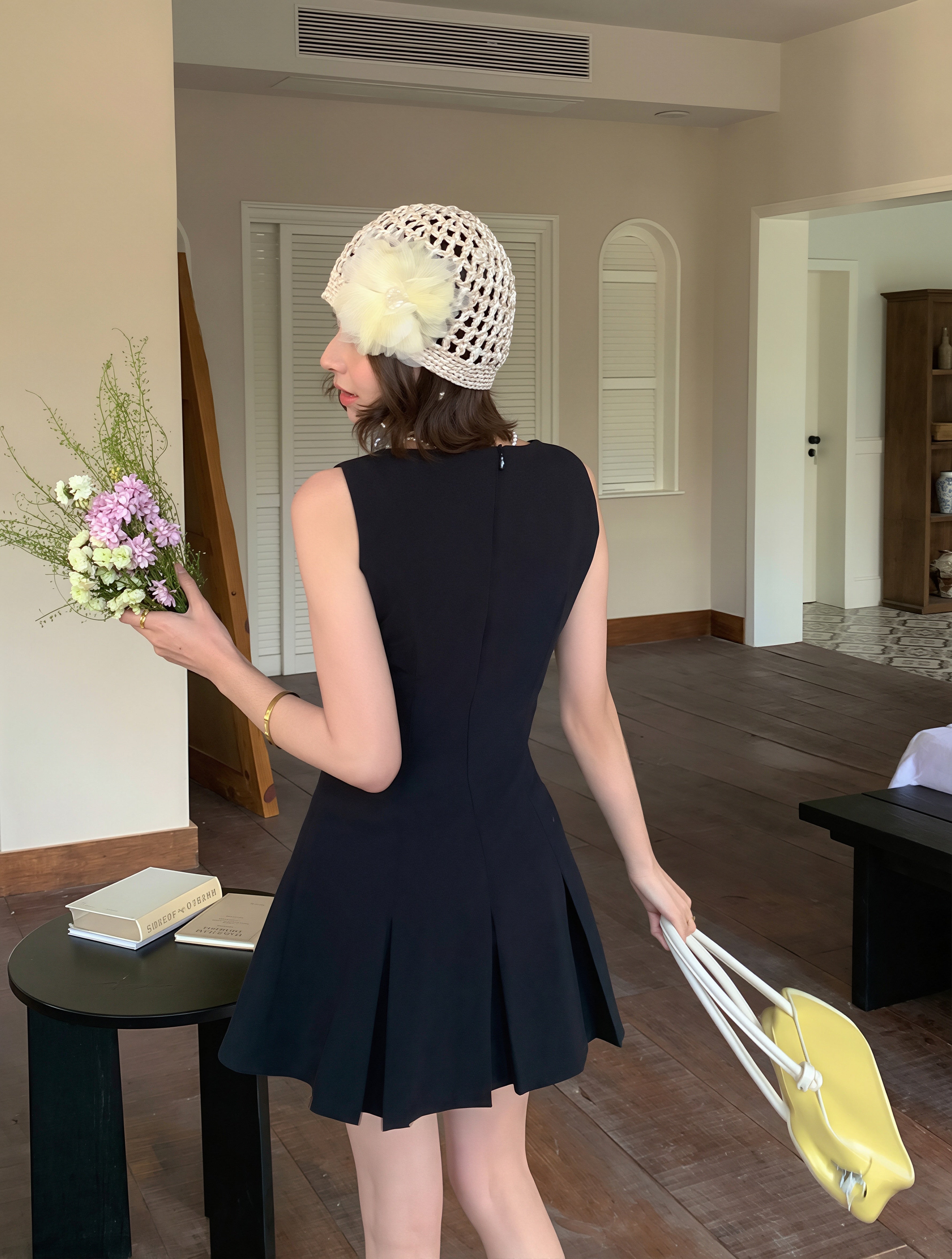 dress】ノースリーブAラインワンピース Q8806 – NANASTYLE