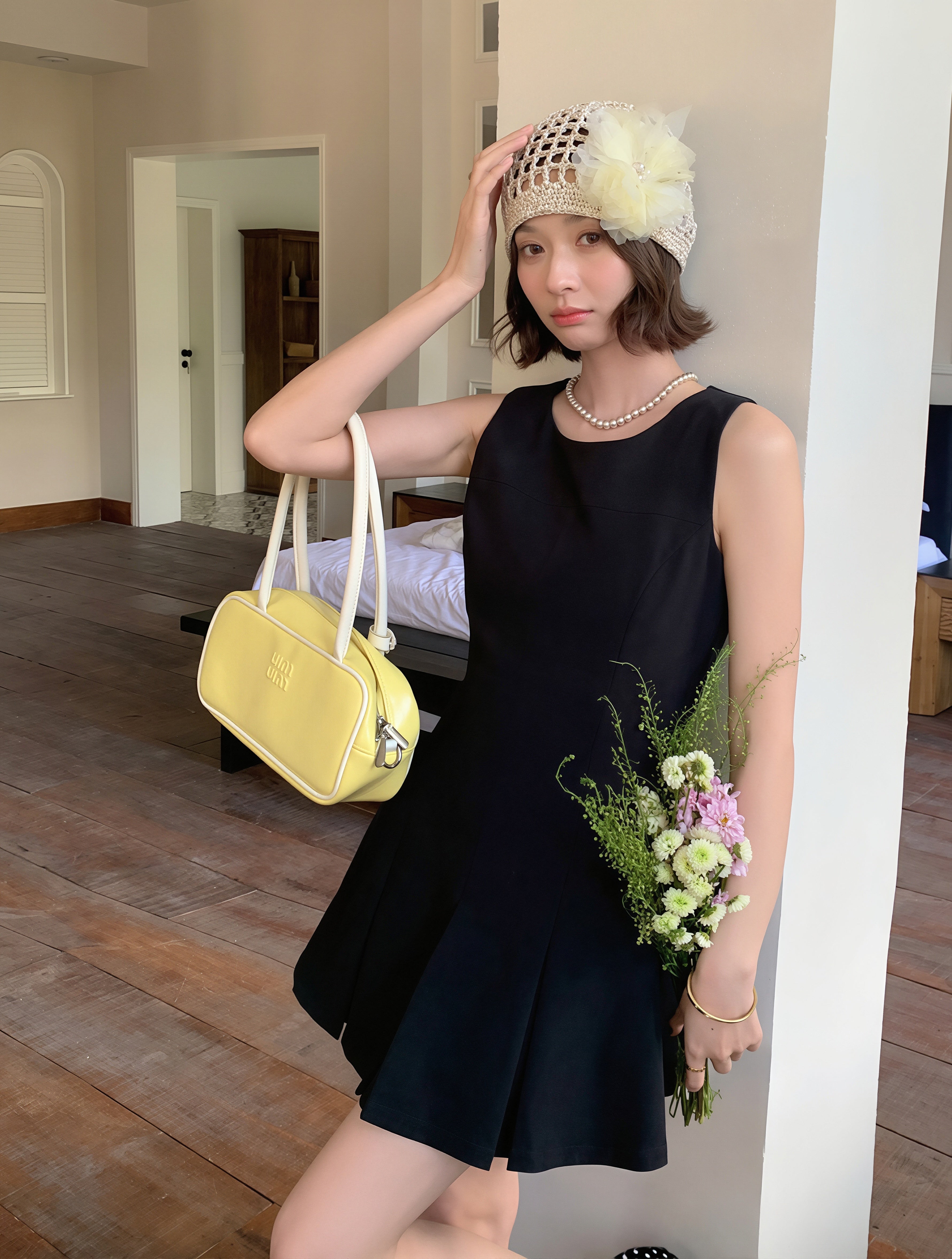 dress】ノースリーブAラインワンピース Q8806 – NANASTYLE