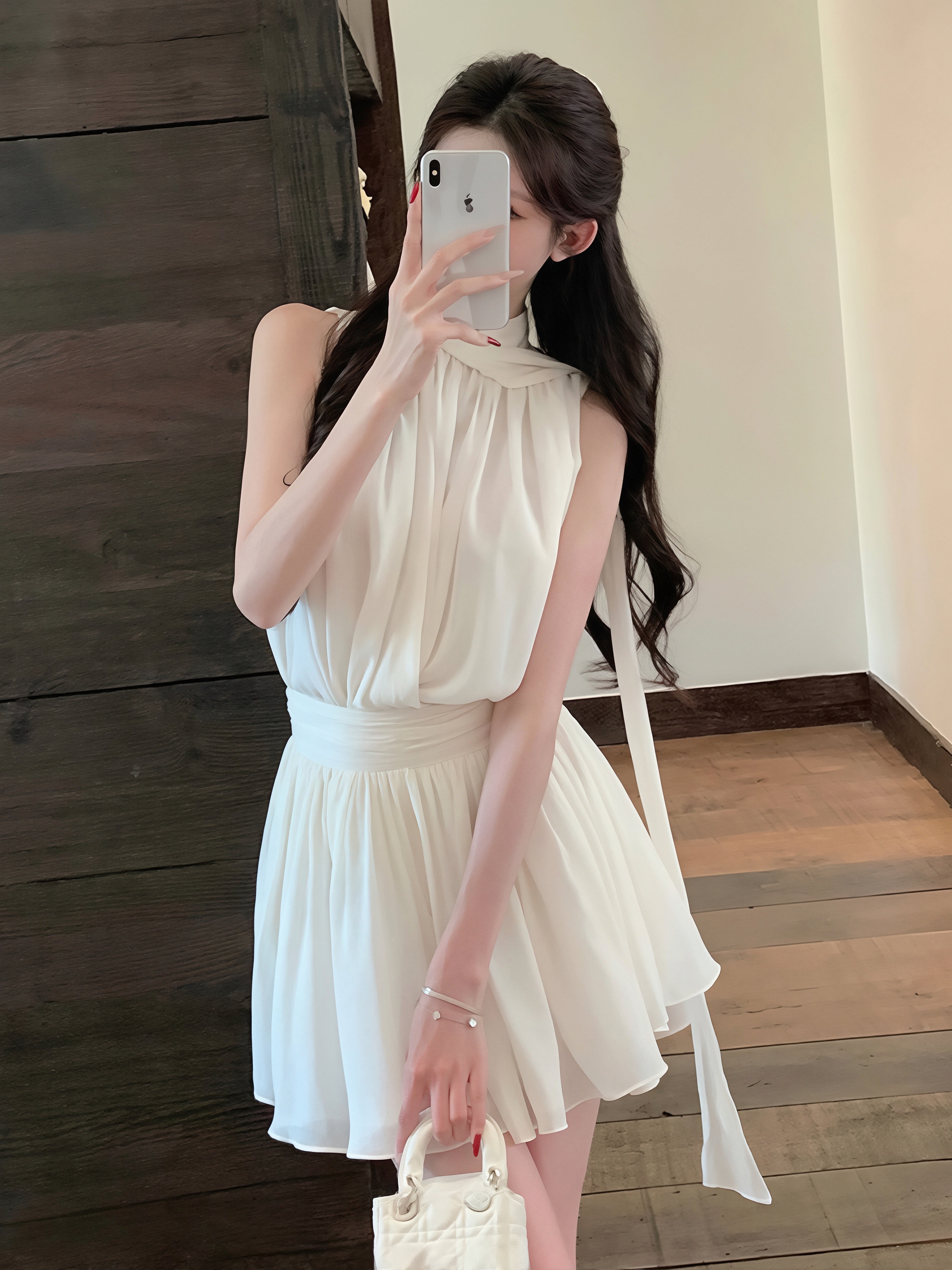 set】ノースリーブトップス×ミニスカートセット Q8822 – NANASTYLE