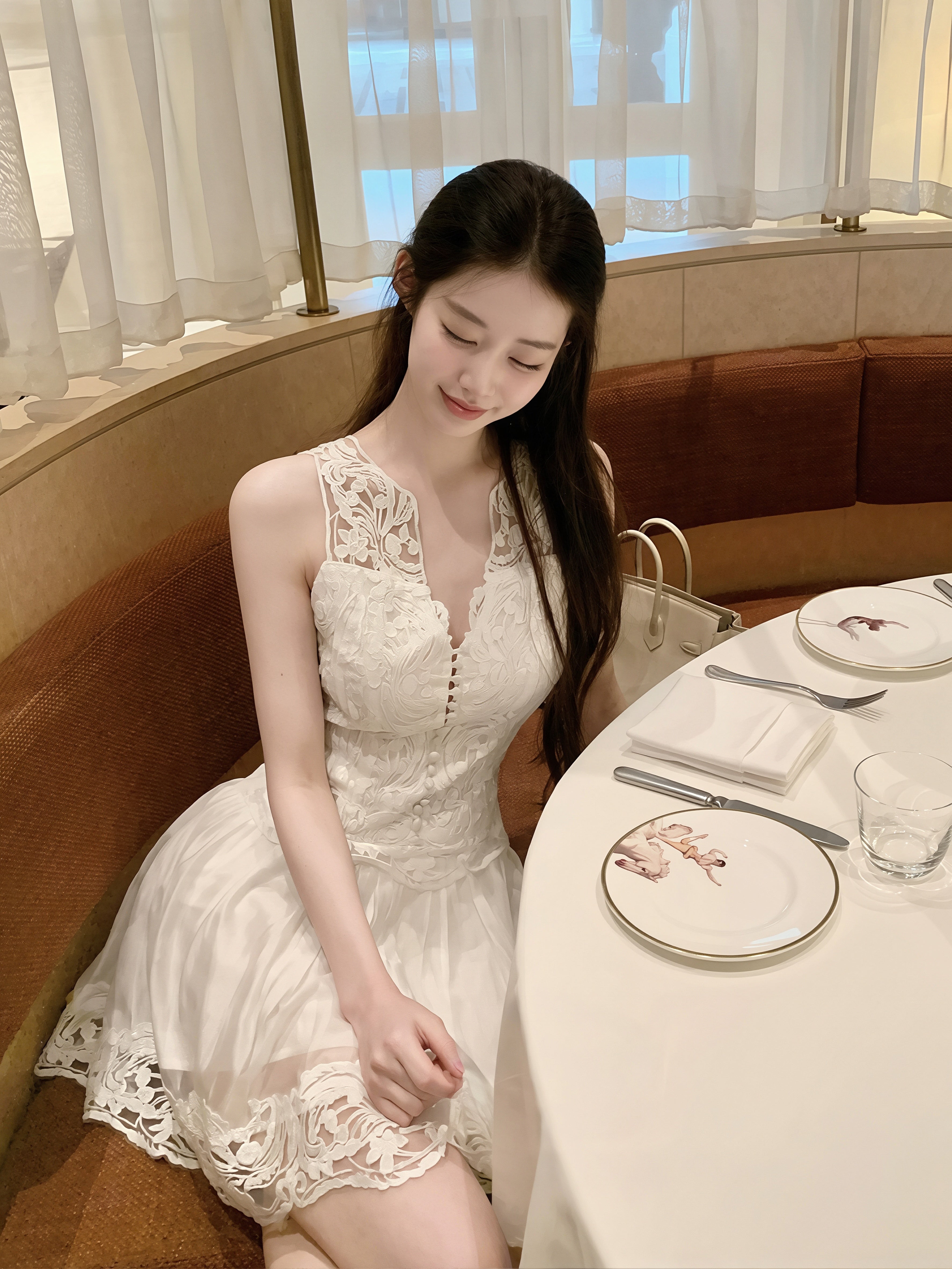 dress】ノースリーブレースワンピース Q8873 – NANASTYLE