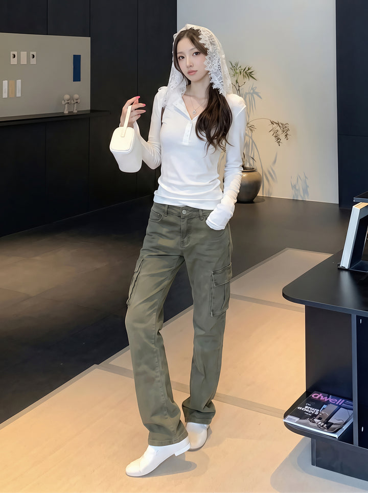 【tops】レースフード付きTシャツ Q8838