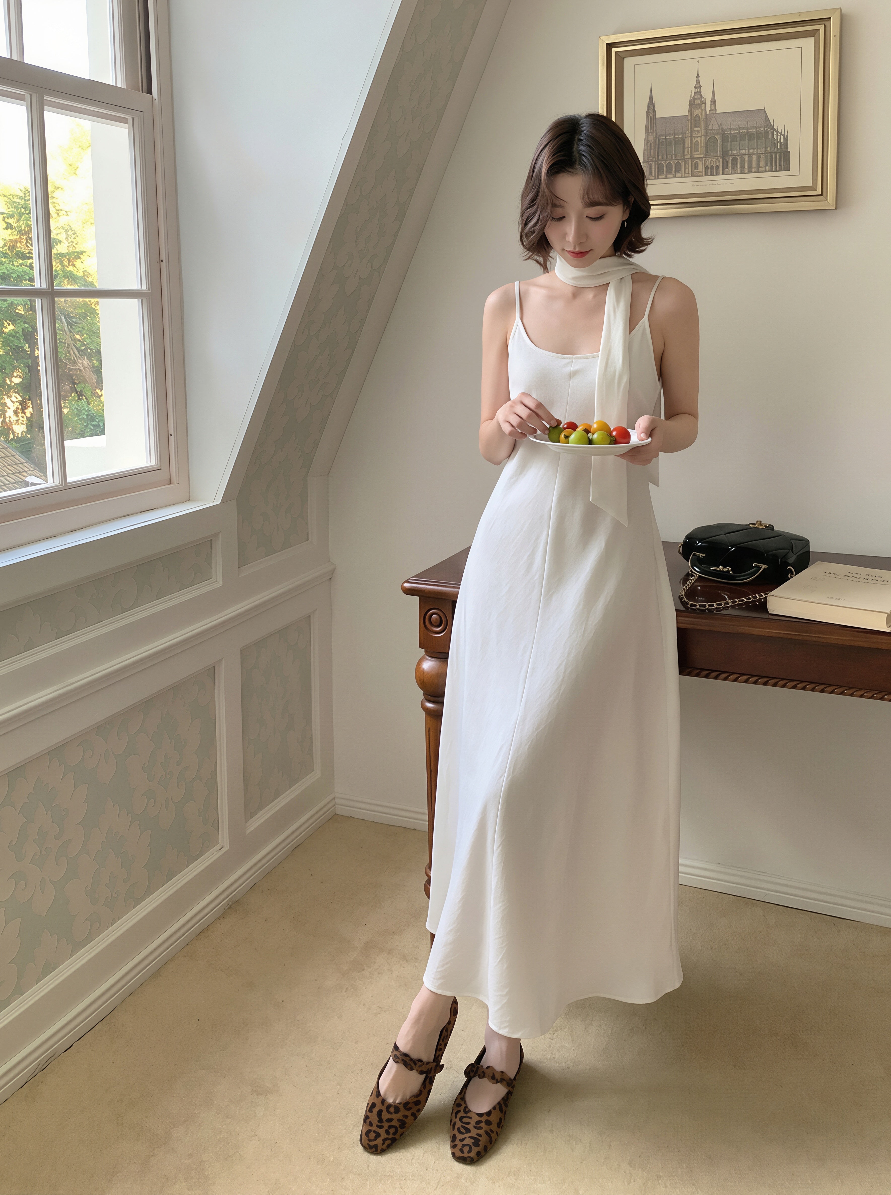 dress】チョーカー付きロングキャミワンピース Q8823 – NANASTYLE