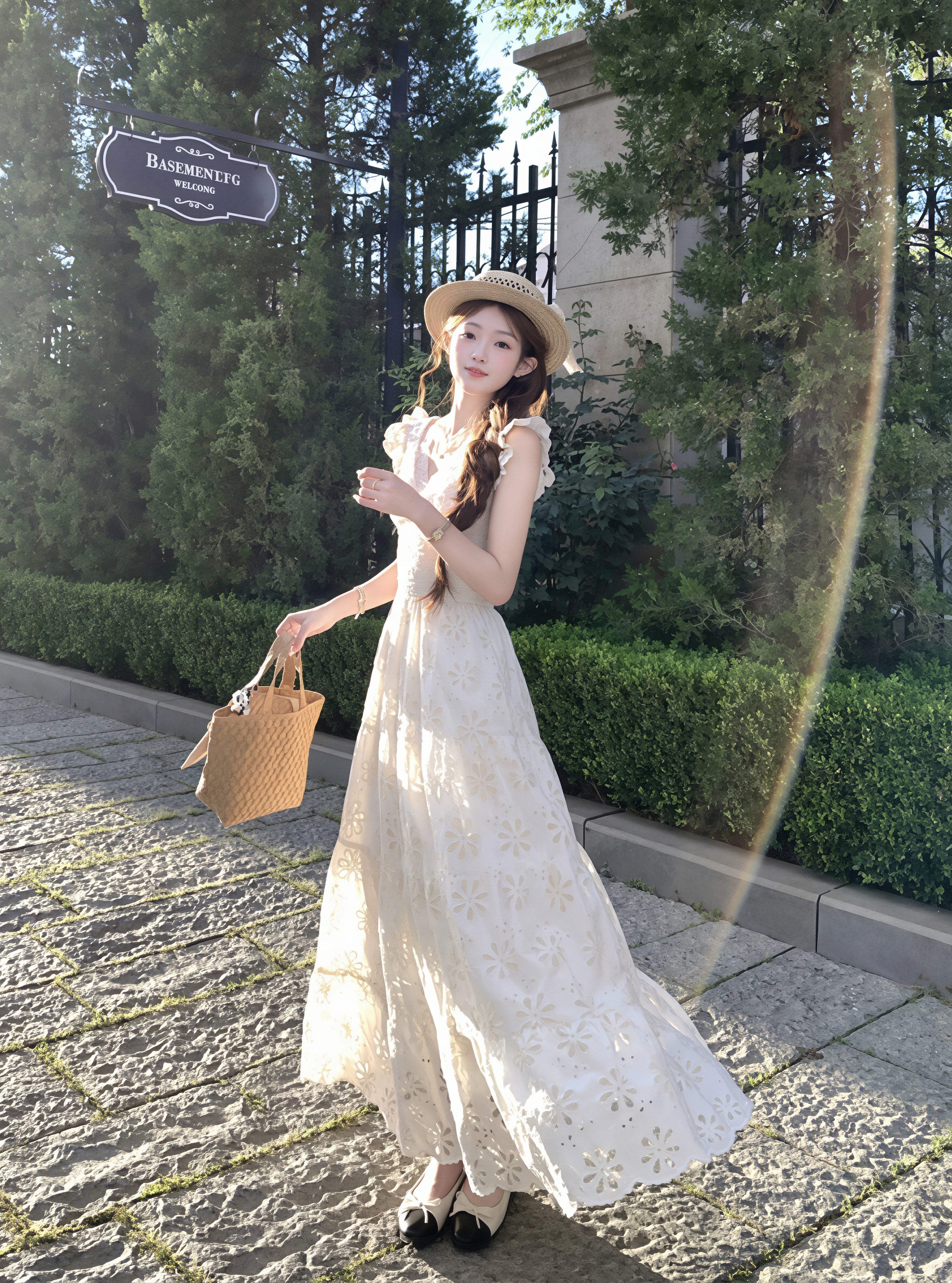 dress】フラッタースリーブロングレースワンピース Q8819 – NANASTYLE
