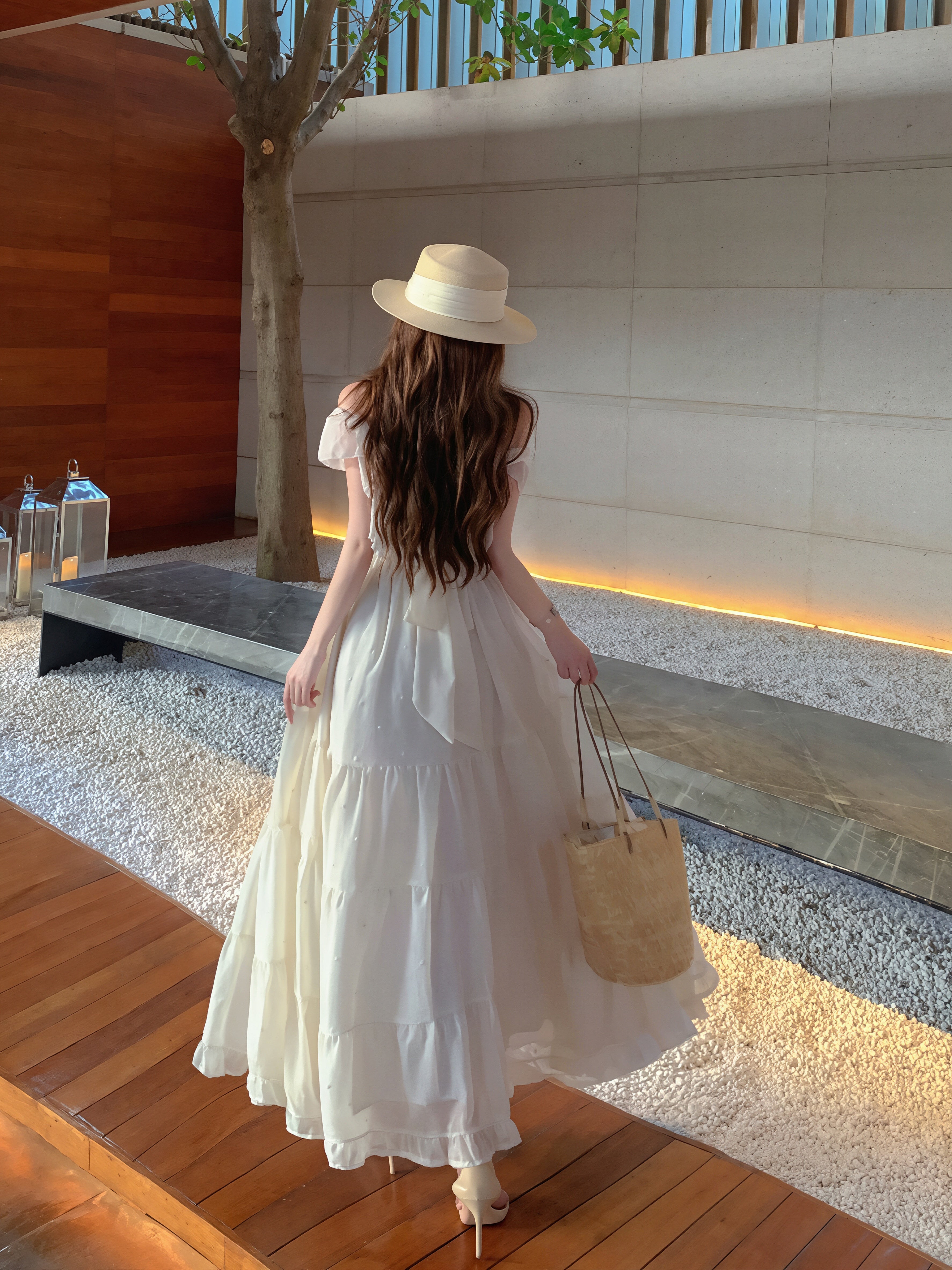 dress】フリルロングワンピース Q8863 – NANASTYLE
