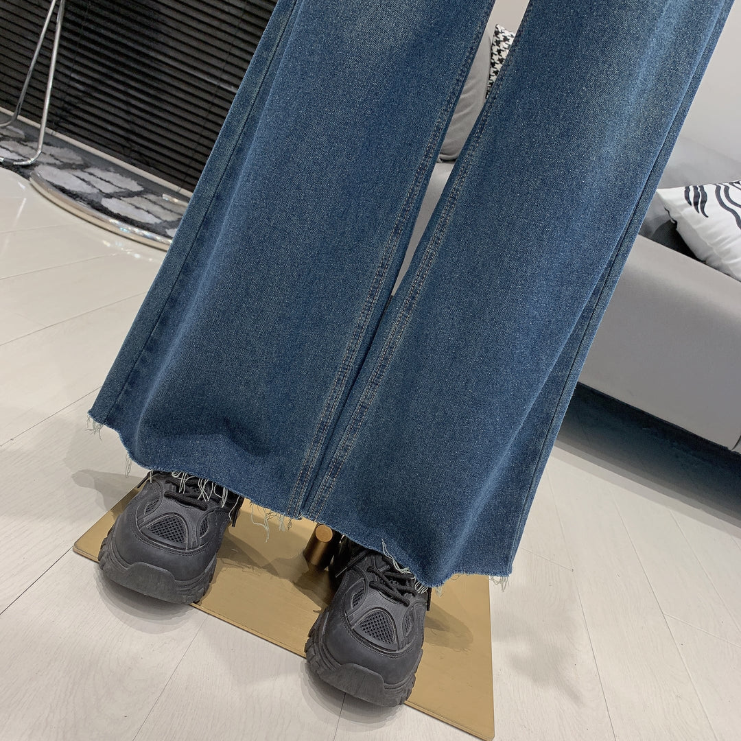 【set】Vネックベスト×デニムパンツセット　M25269
