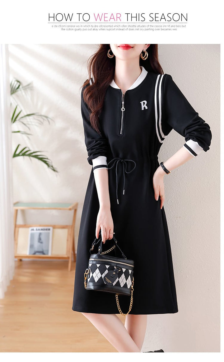 【dress】ファスナーワンピース　M21352