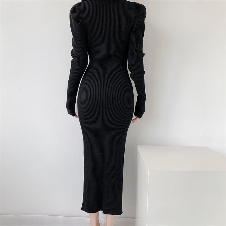【dress】スリットワンピース　M18842