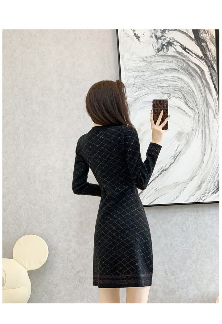 【dress】ニットワンピース　M25519