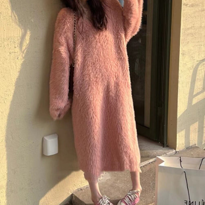 【dress】シャギーニットワンピース　M19111