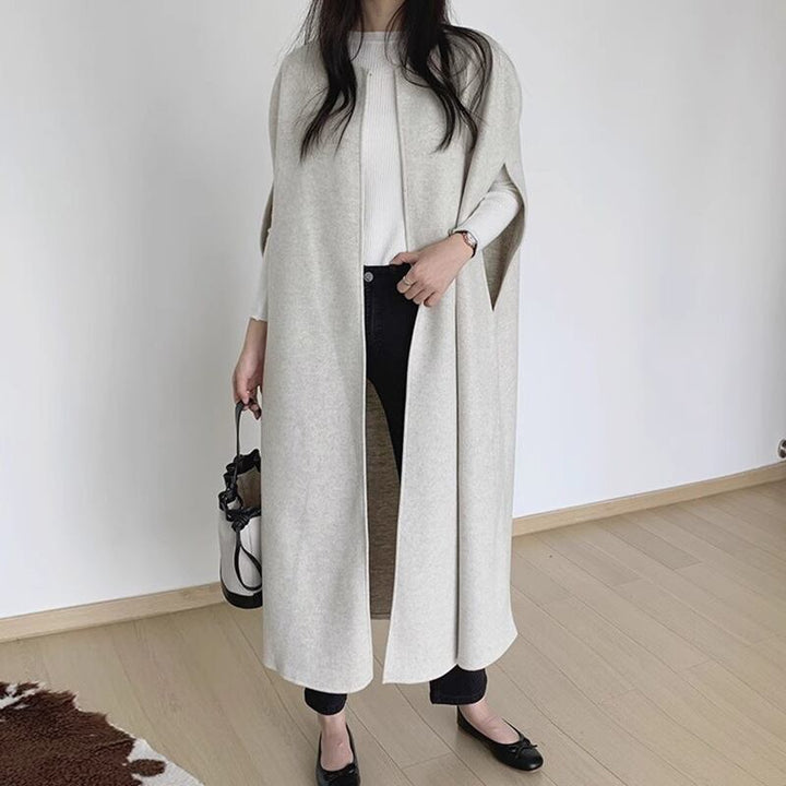 【outer】ロングケープコート　M19079
