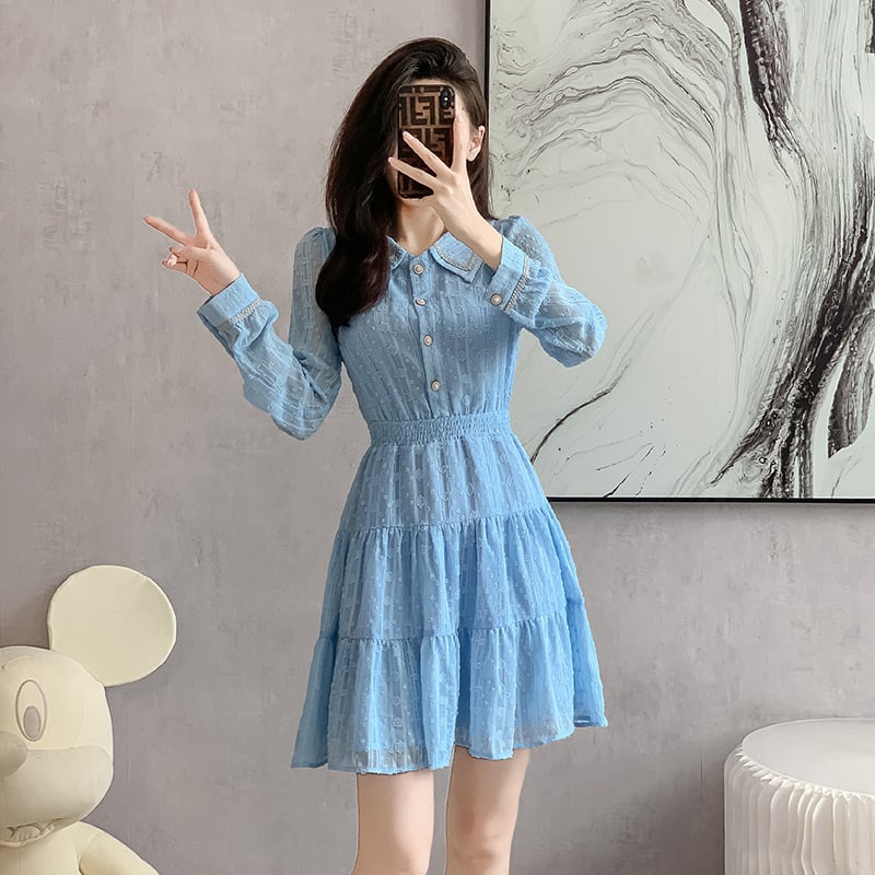 【dress】大人らしい エレガントデートワンピースおしゃれ　M17274