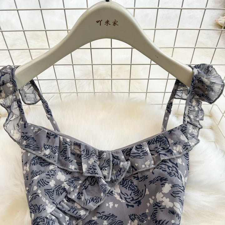 【dress】人気アイテム ! スウィートフリルキャミワンピース　M17144
