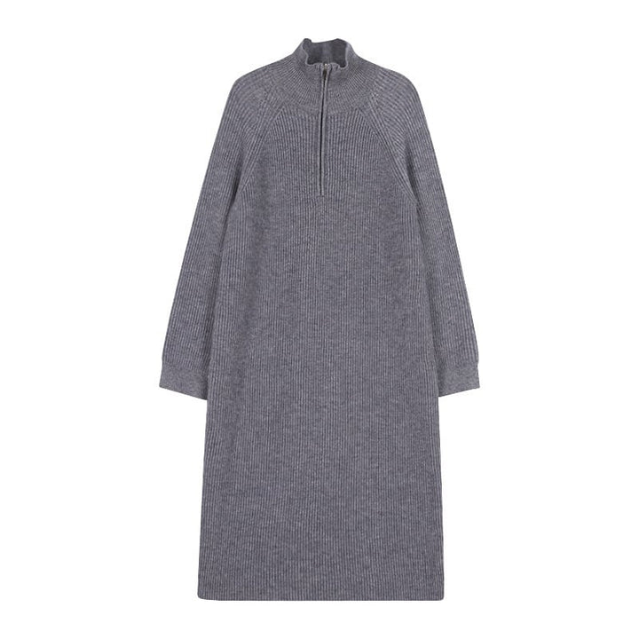 【dress】ファスナーニットワンピース　M27224