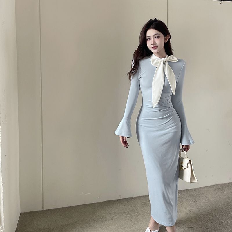 【dress】リボン付きワンピース　M26624