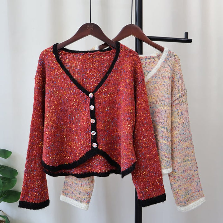 【outer】ニットカーデ　M26599