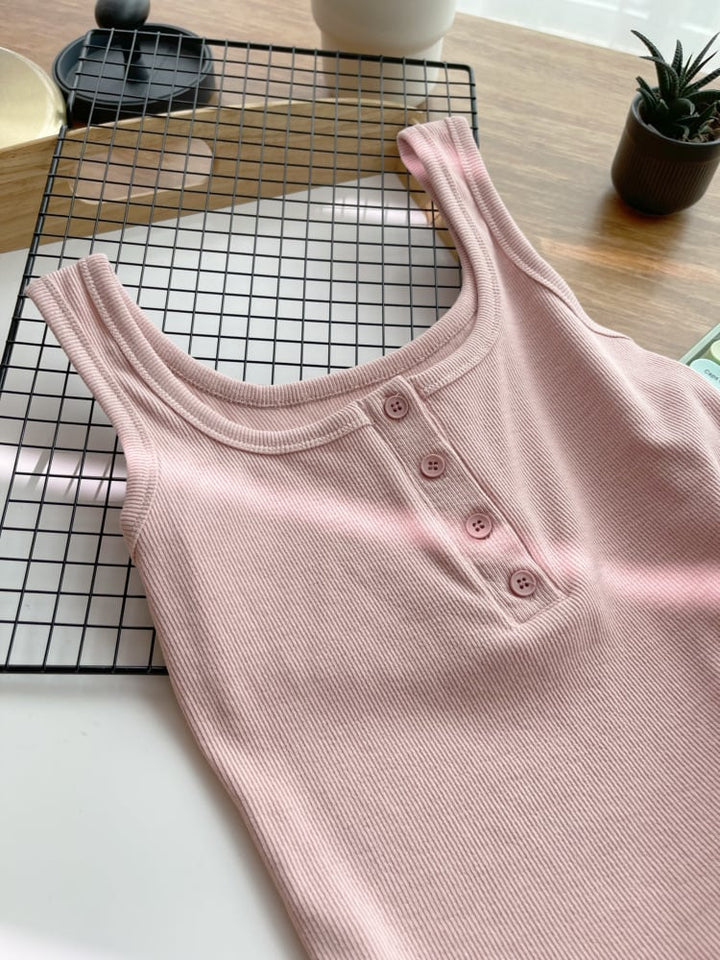 【tops】着回し最強肌触りいい ノースリーブキャミソール　M16961