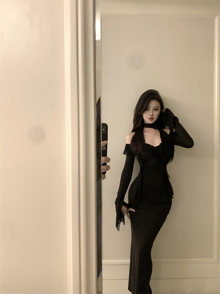 【dress】Vネックワンピース　M29660