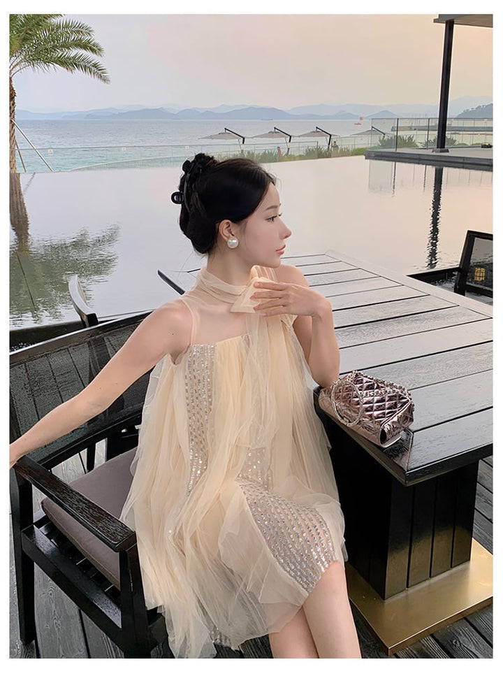 【dress】ノースリーブワンピース　M25288