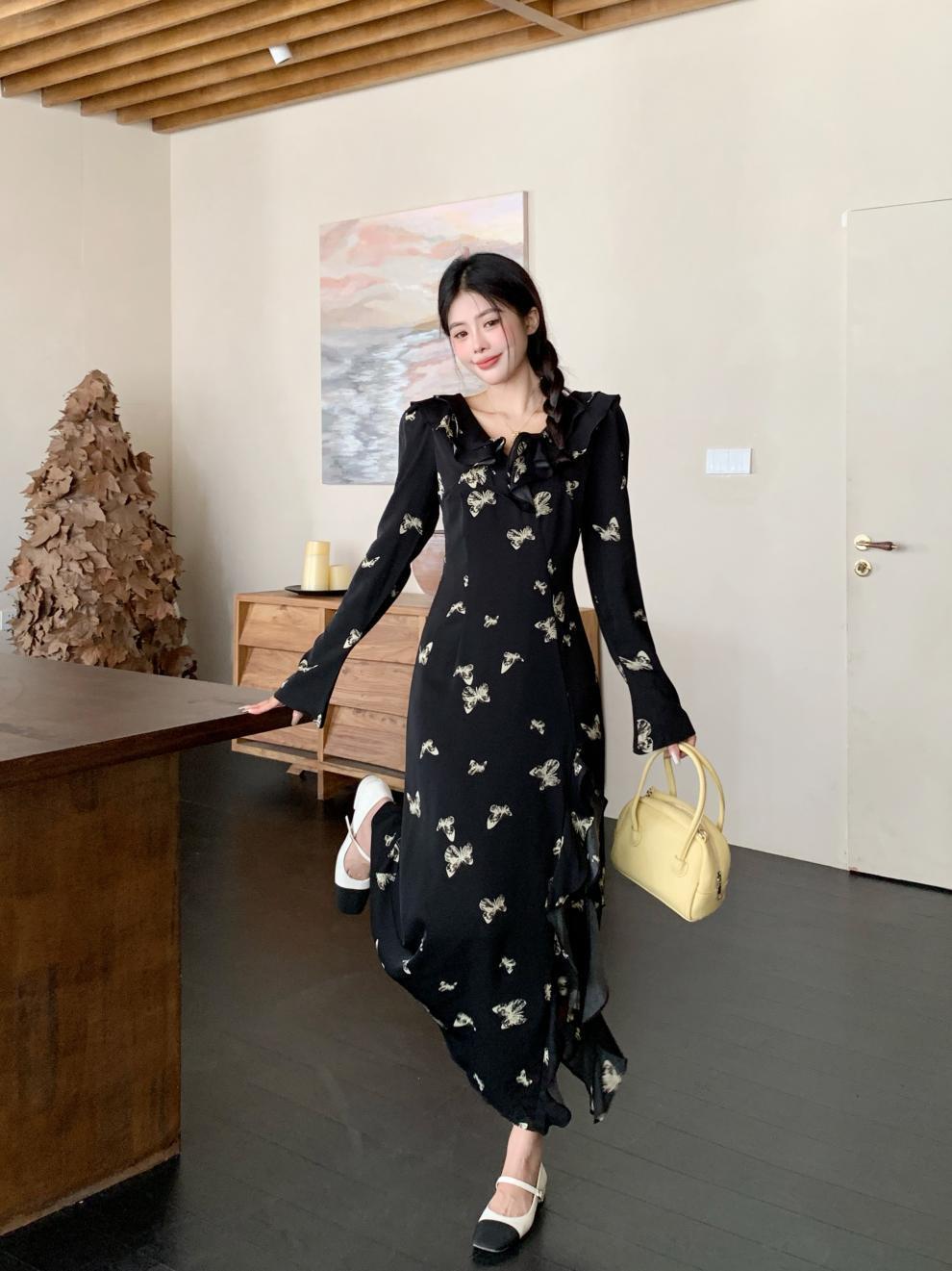 【dress】フリルワンピース　M26458